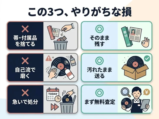 買取で損しないための、よくある失敗と防ぎ方