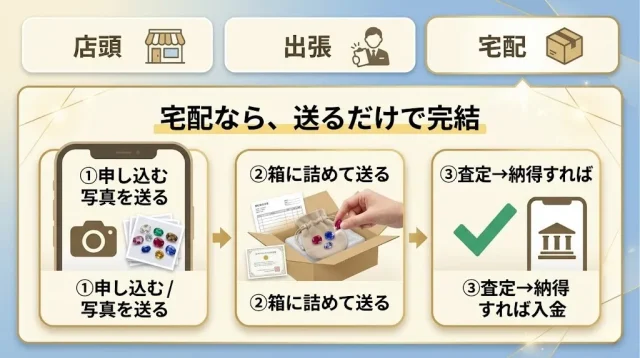 宅配なら、送るだけで完結