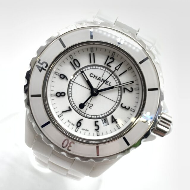 CHANEL シャネル J12 H0968 33mm ホワイト セラミック レディース腕時計