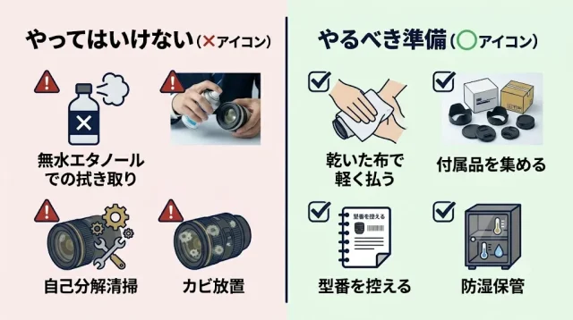売る前にやってはいけないNGと、やるべき準備