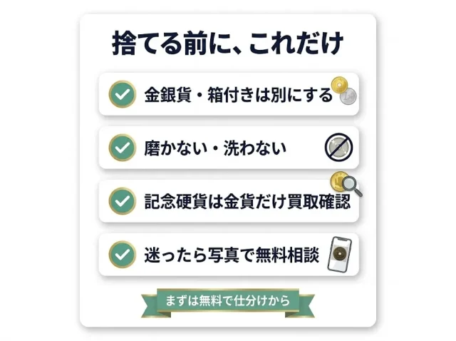 捨てる前に、これだけ