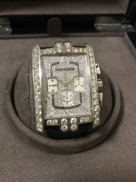 HARRY WINSTON ハリーウィンストン アベニューC クロノグラフ 330/MCA