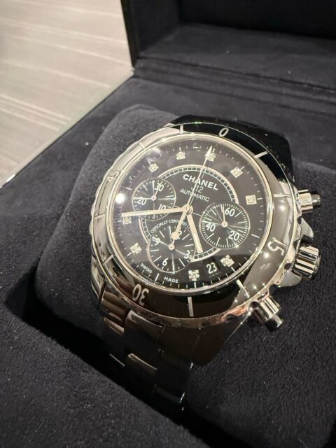 CHANEL J12 41mm クロノグラフ H2419 メンズ腕時計