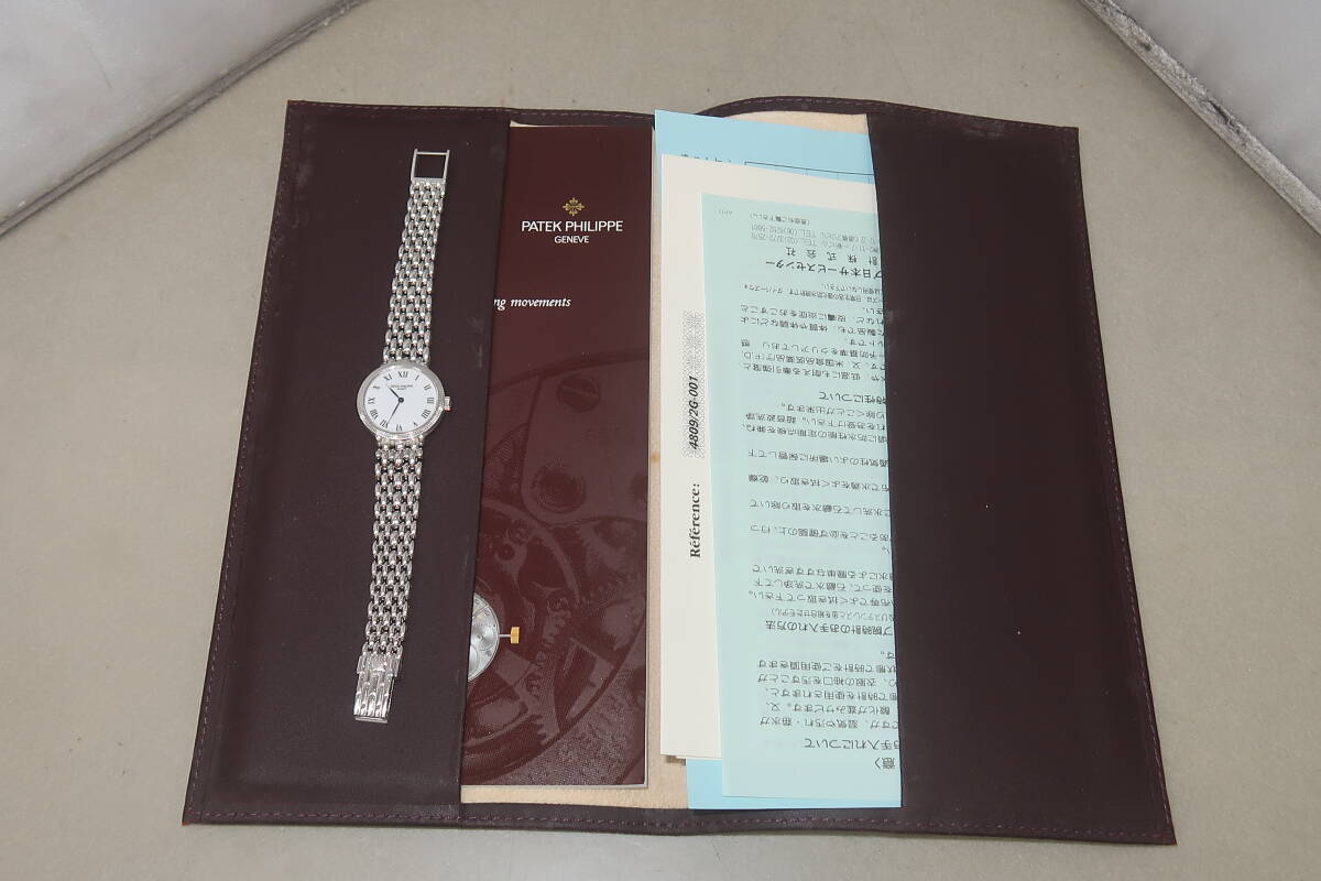 PATEK PHILIPPE カラトラバ 4809/2G-001 手巻き レディース腕時計