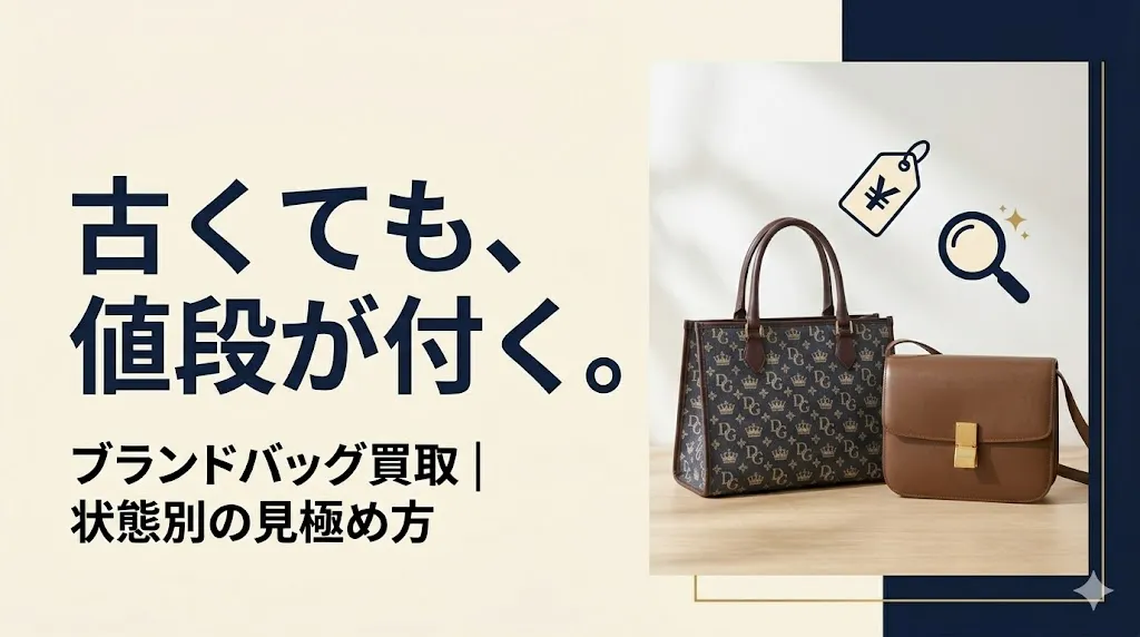 ブランドバッグ買取|古くても値段が付く?状態別の見極め