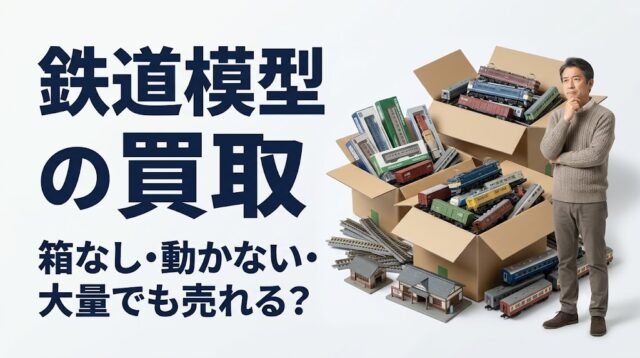鉄道模型の買取｜箱なし・動かない・大量でも売れる判断ガイド