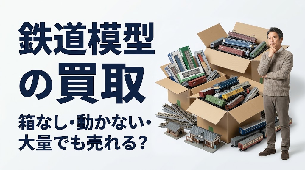 鉄道模型の買取｜箱なし・動かない・大量でも売れる判断ガイド