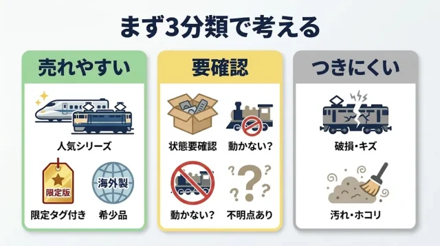 鉄道模型は「価値が分からなくても」まず無料査定に出してよい