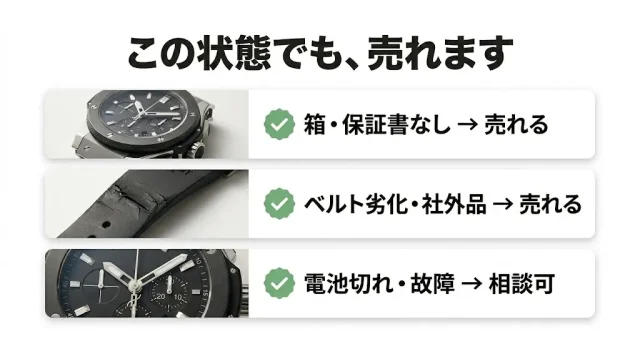 この状態でも、売れます