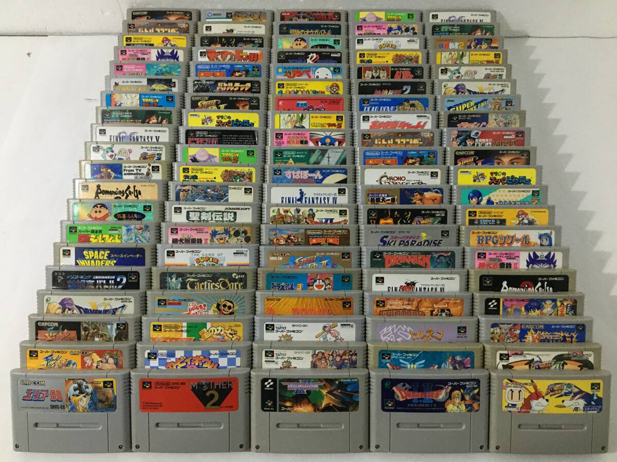 スーパーファミコン ソフト 100本セット