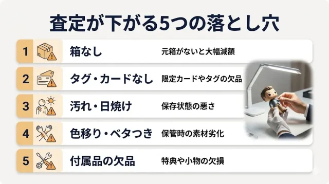 査定額を下げる5つの減点ポイント