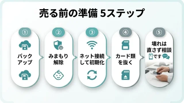 売る前にやる5ステップ