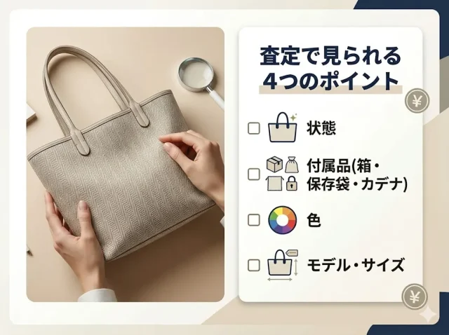 査定で見られる4つのポイント