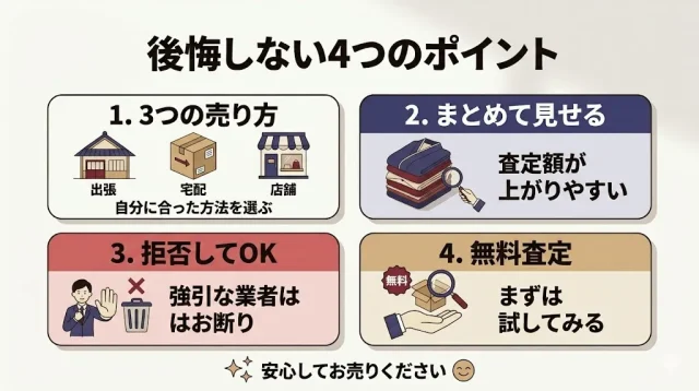 後悔しない4つのポイント