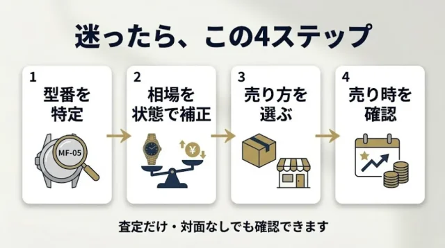 迷ったら、この4ステップ