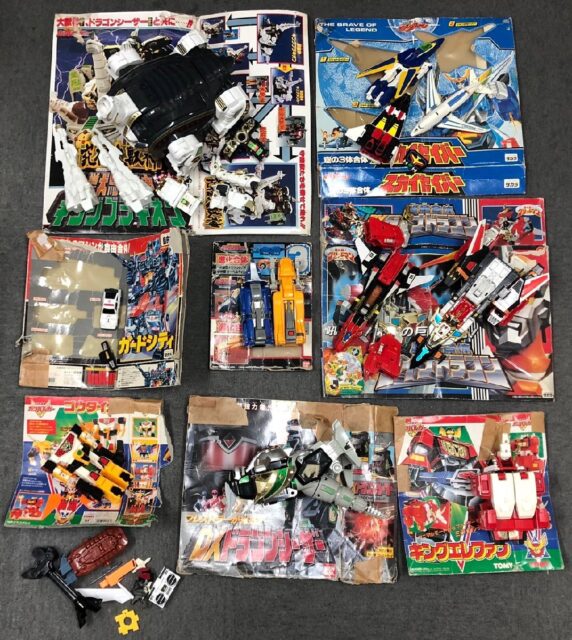 戦隊玩具 8体セット トランスフォーマー ガンバルガー ジュウレンジャー グリッドマン