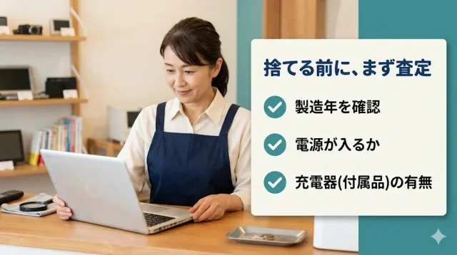 捨てる前にまず査定