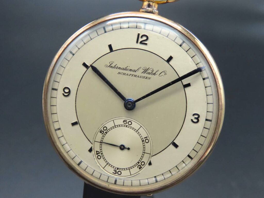 IWC インターナショナルウォッチカンパニー 懐中時計 18KYG 金無垢 手巻き