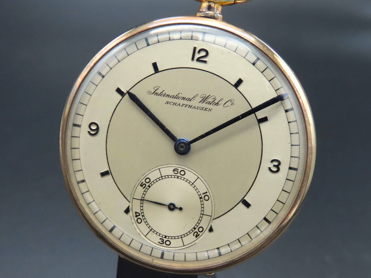 IWC インターナショナルウォッチカンパニー 懐中時計 18KYG 金無垢 手巻き