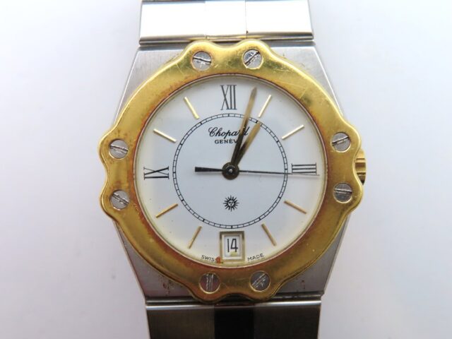 ショパール サンモリッツ 8023 SM31045 SS/YG 腕時計