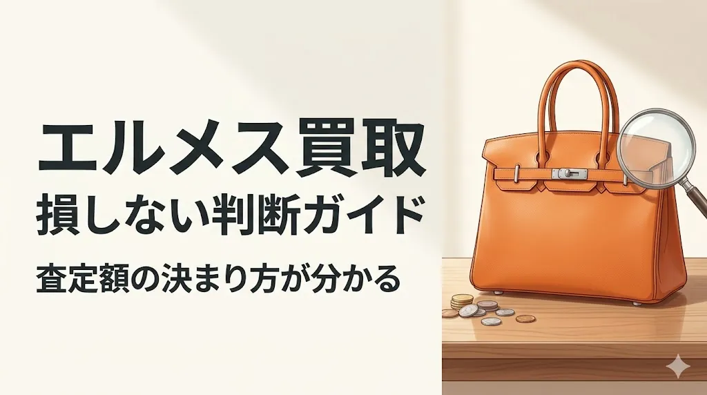 エルメス買取で損しない判断ガイド｜査定額の決まり方