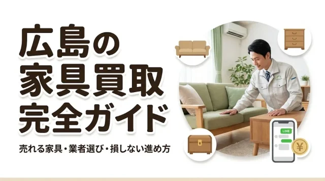 広島の家具買取｜売れる家具と業者選びを査定員が解説