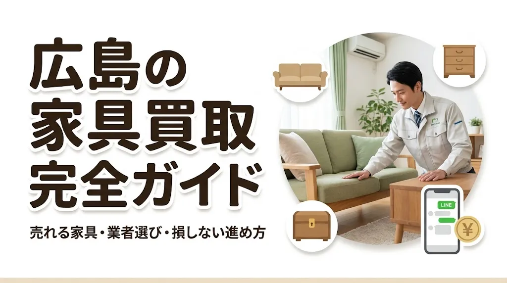 広島の家具買取｜売れる家具と業者選びを査定員が解説
