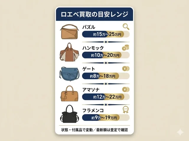 あなたのロエベ、いくらで売れる？まず結論から