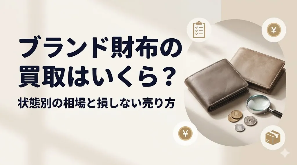 ブランド財布買取はいくら?状態別の相場と損しない売り方