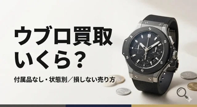 ウブロ買取はいくら？付属品なし・状態別の損しない売り方