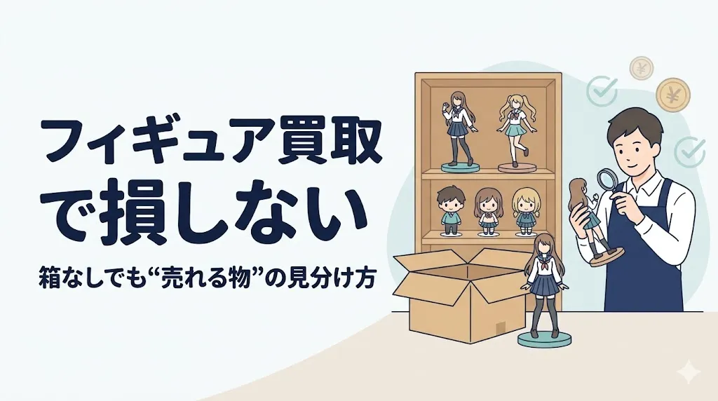 フィギュア買取で損しない|箱なしでも売れる物の見分け方