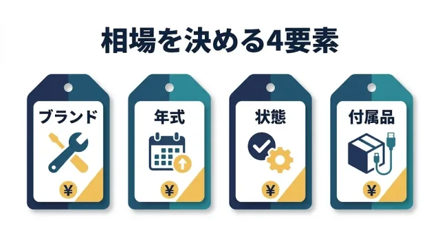 広島の工具買取相場の見方と、高く売るコツ