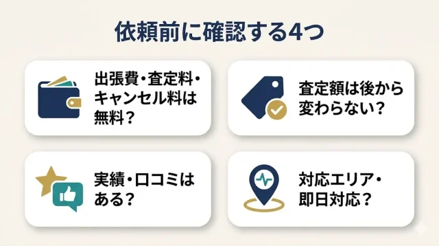 失敗しない業者の選び方チェックポイント