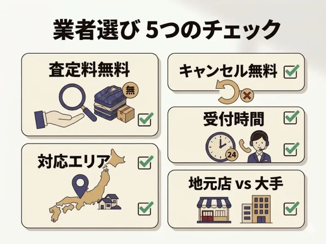 信頼できる着物買取業者の選び方