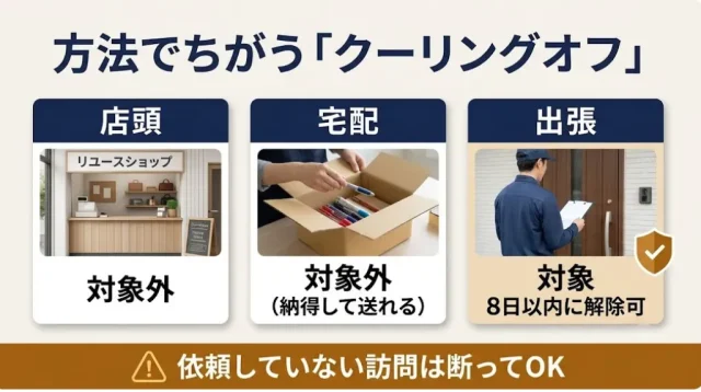 出張・宅配・店頭の選び方と、安全に進めるコツ