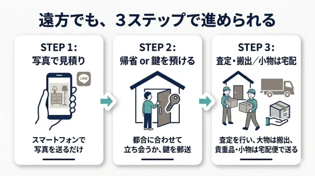 県外・遠方に住む家族のための進め方