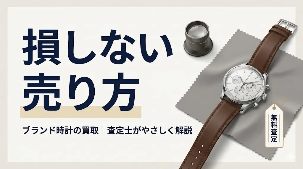ブランド時計買取で損しない売り方|査定士が教える失敗回避ガイド