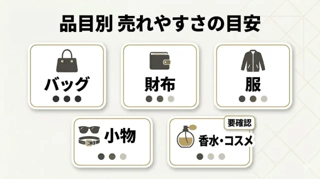 品目別の買取の考え方