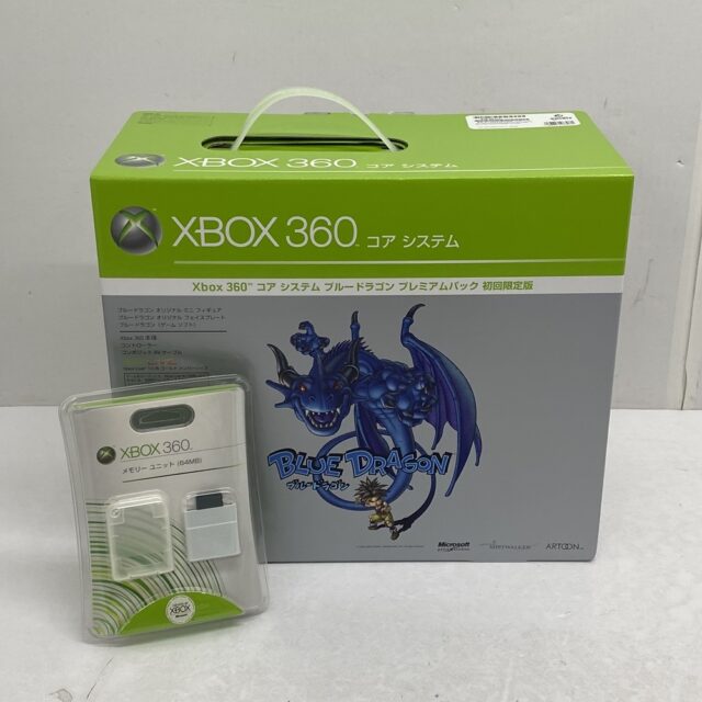 Xbox 360 本体 コアシステム ブルードラゴン プレミアムパック