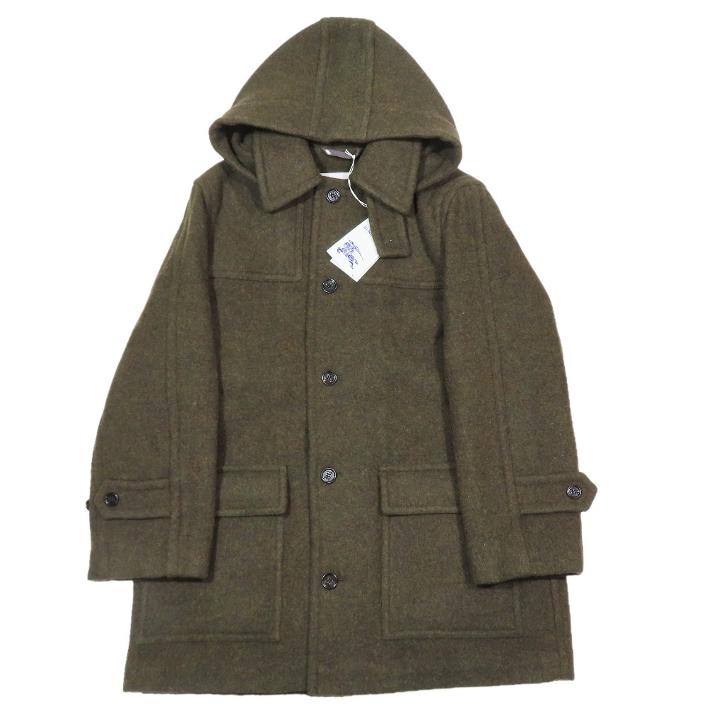 BURBERRY バーバリー ダニエル・リー メルトン ウール フーディ コート M