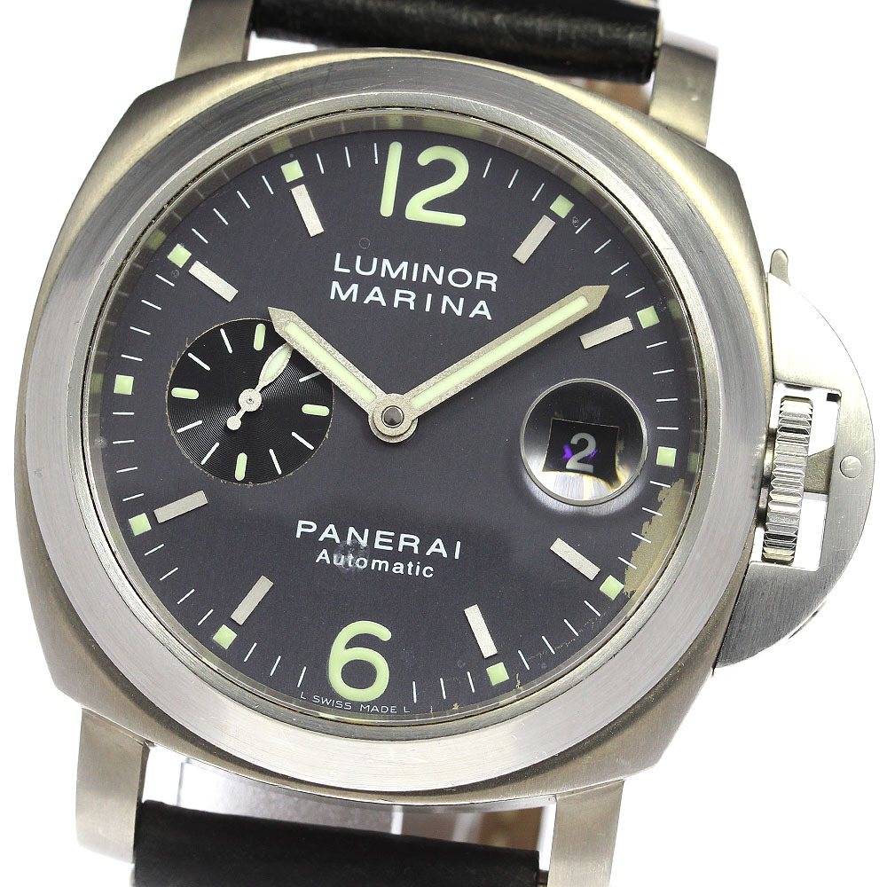 パネライ PANERAI PAM00091 ルミノール マリーナ デイト 自動巻き