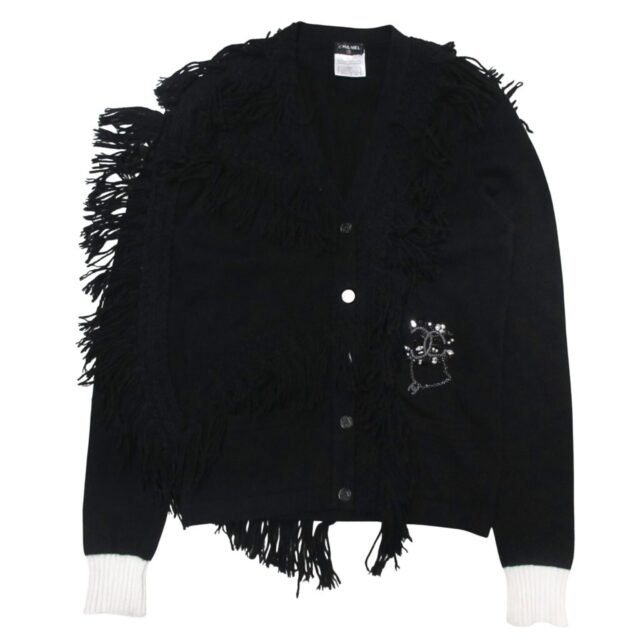 シャネル CHANEL 06A カシミヤ ココマーク カーディガン 38
