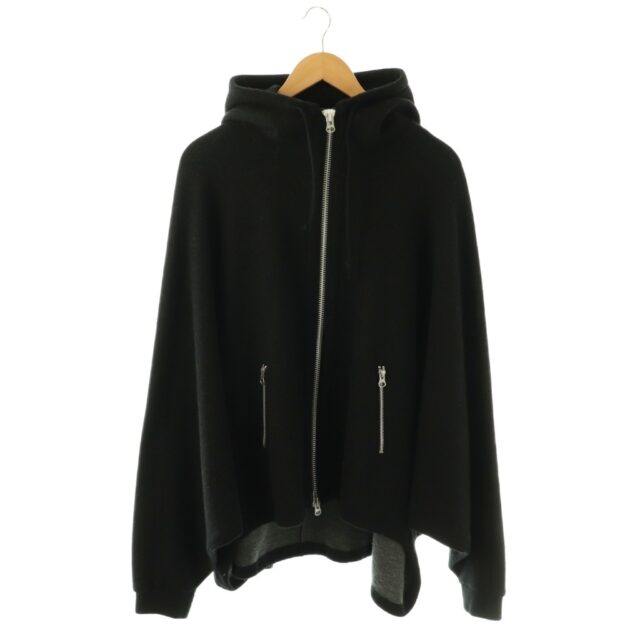 コグ ザ ビッグスモーク LINDA PUFFY HOODIE パーカー ブラック