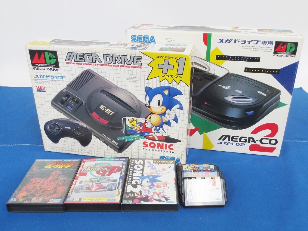 SEGA メガドライブ＆メガCD2 まとめ売りセット