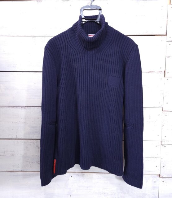 PRADA プラダスポーツ タートルネック ニット メンズ54