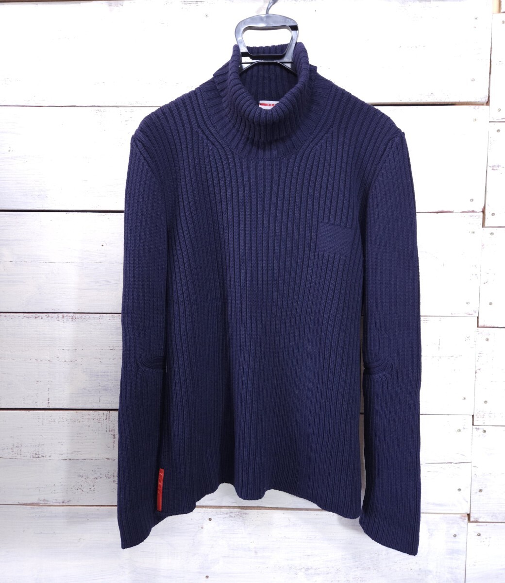 PRADA プラダスポーツ タートルネック ニット メンズ54