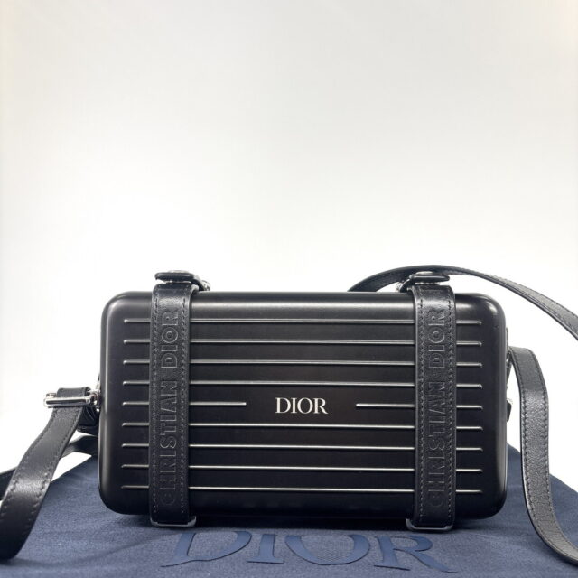 Christian Dior RIMOWA ショルダーバッグ アルミニウム ブラック