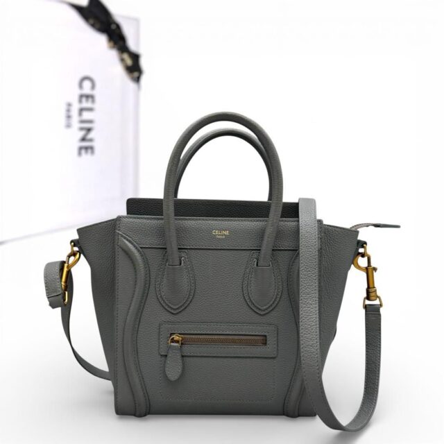 CELINE セリーヌ ラゲージ ナノショッパー ハンドバッグ