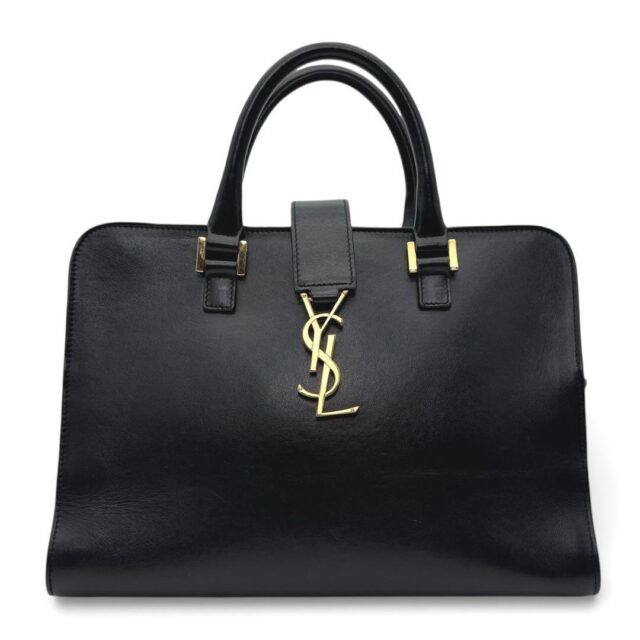 Saint Laurent ベイビーカバス YSL カサンドラ ハンドバッグ ブラック