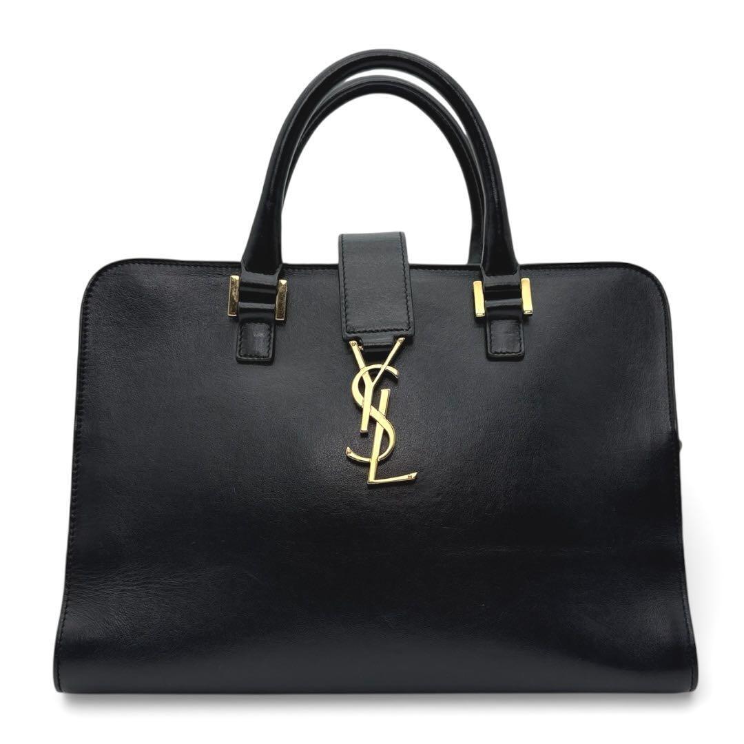 Saint Laurent ベイビーカバス YSL カサンドラ ハンドバッグ ブラック